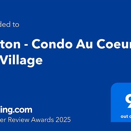 Sutton - Condo Au Coeur Du Village المظهر الخارجي الصورة